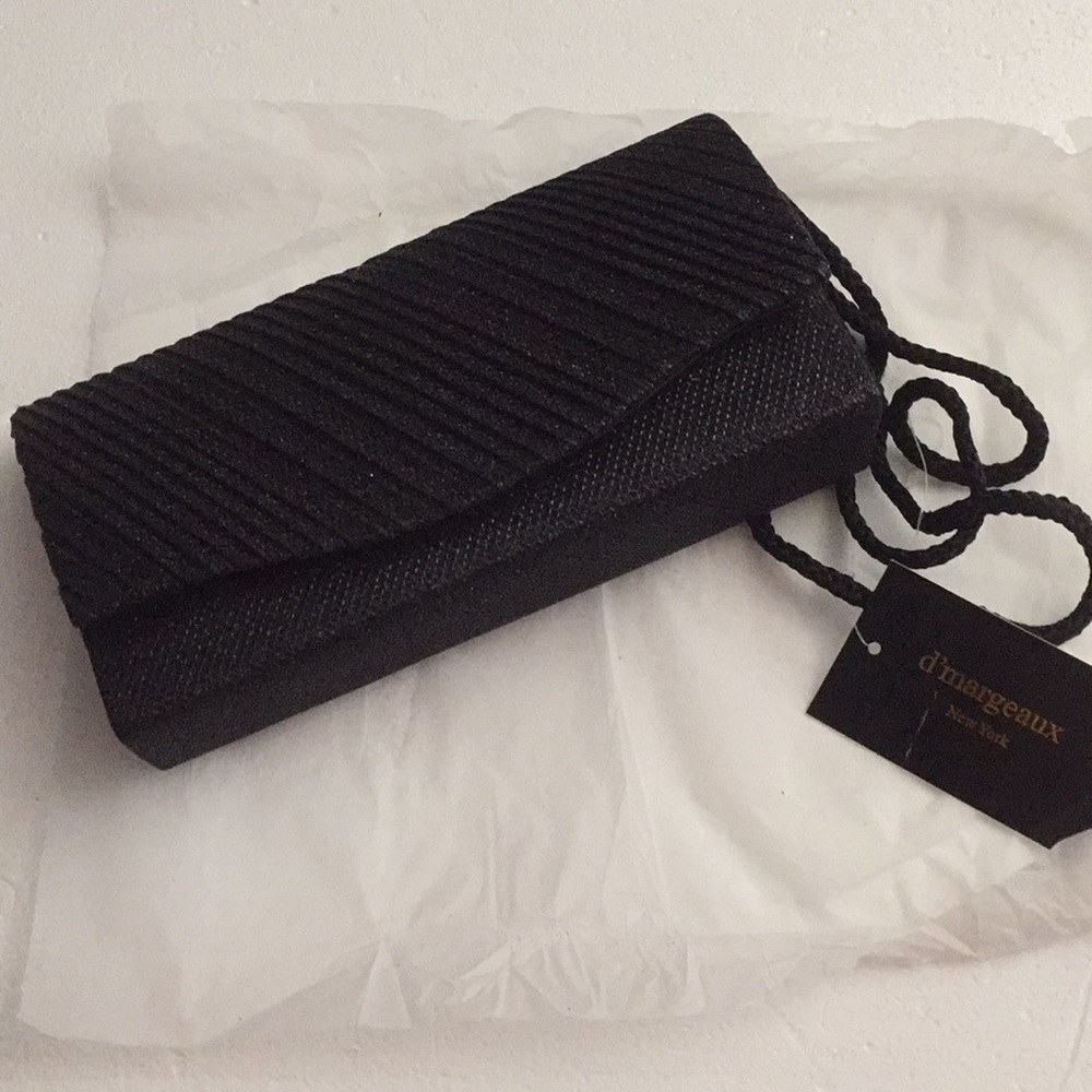 New Small Black D’margeaux Clutch
